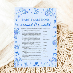 Invitation Traditions de bébé de la Saint-Valentin autour du