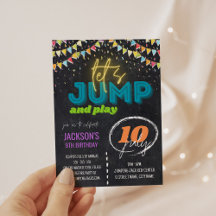 Trampoline Park Anniversaire de enfant Party