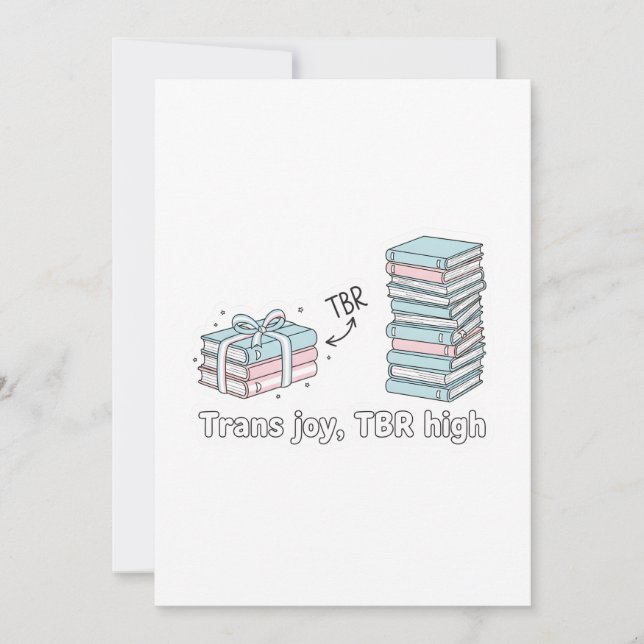 Invitation Trans Joy, TBR High – LGBTQ Reading Pride  (Devant)