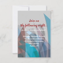 Invitation TRANSPARENTE STAR Bar Mitzvah