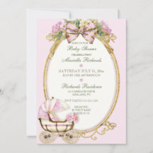Transport vintage Roses d'or rose ivoire En vichy