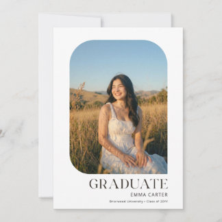 Invitation Trendy Modern Photo Collage Graduation Party