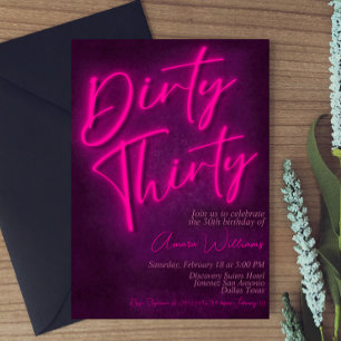 Invitation Trente - 30e anniversaire