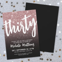 Trente Black Rose Gold 30e Anniversaire