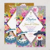 Tres Anos Marine Mexicaine Fiesta Baptême Invitati