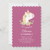 Très drôle de licorne. Baby anniversaire de enfant