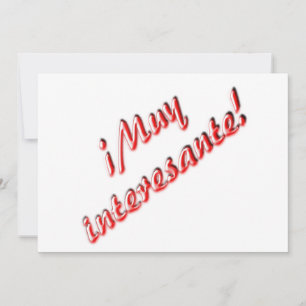 Invitation très intéressante