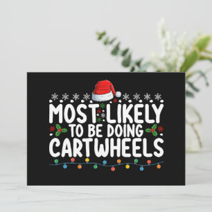 Invitation Très Probable De Faire Des Roues Noël