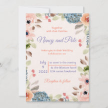 Invitation très spéciale colorée