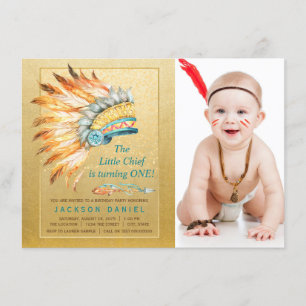 Invitation Tribal des Boys Boho