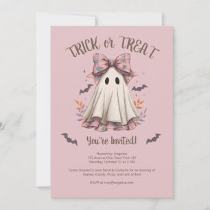 Invitation Trick or Treat mignon Fille fantôme Fête d'Hallowe