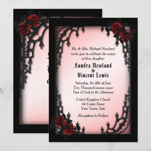 Invitation Trimestre gothique Mariage