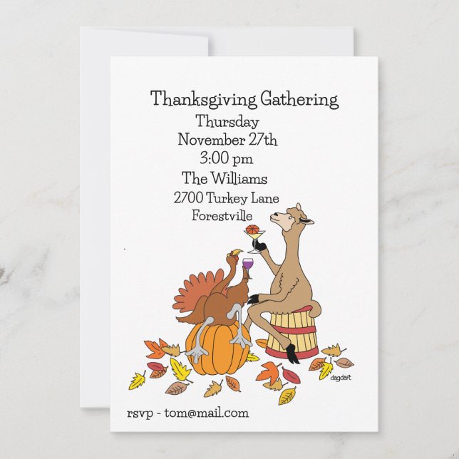 Invitation Trinquons à la Saison (Devant)