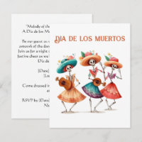 Trio de Calavera Dançant pour le Jour des Morts