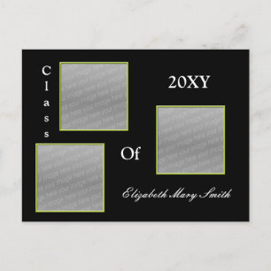 Invitation TRIPLE d'obtention du diplôme de vert