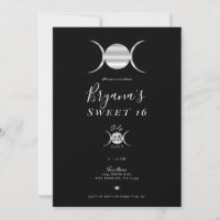 Triple Goddess Cycle Lunaire Argent & Noir Douce 1