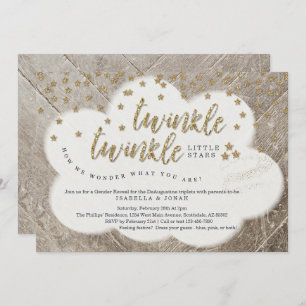 Invitation Triplets Twinkle Twinkle Little Star
