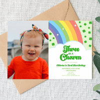 Trois Est Un Charme Arc-En-Ciel Clover 3E Fête Ann
