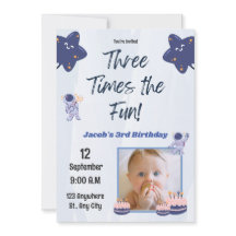 Trois fois le Fun, personnalisable 3e anniversaire