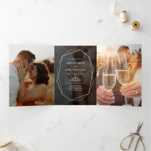 INVITATION TROIS VOLETS 