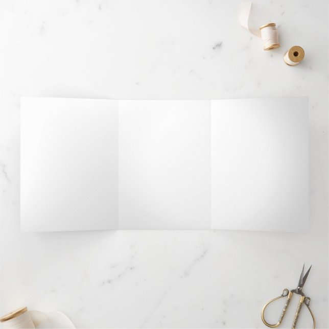 Invitation Trois Volets Créez le vôtre - (Intérieur)