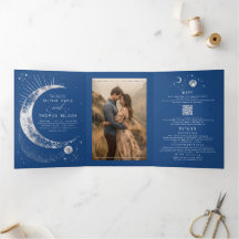 Crescent Moon Sun Halo Celestial Mariage Photo