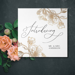 Invitation Trois Volets Galerie de photos Elopement des fleurs d'or