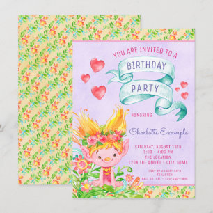 Invitation Troll N'Importe Quel Nombre Anniversaire Fête Invi