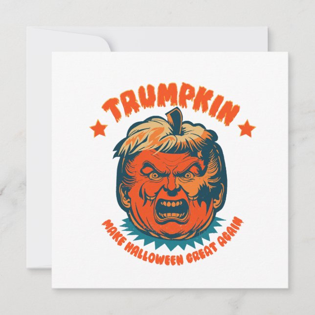 Invitation trompette rendre l'halloween super à nouveau drôle (Devant)