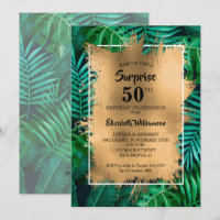 Tropical 50th Birthday Party