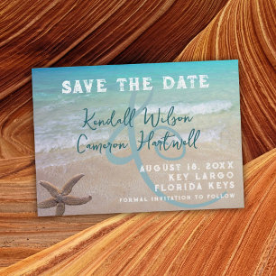 Invitation Tropical Beach Enregistrer la date