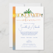 Tropical Beach Sunset Honeymoon Couples Douche