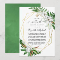 Tropical Floral Geometry Online Mariage virtuel