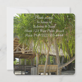 Invitation Tropical Paradise Beach Palm Destiny Destiny'S