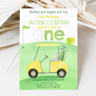 Invitation Trou En Un Golf Premier Anniversaire