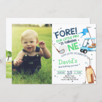 Trou en Un Par Tee Boy 1er Anniversaire Golf