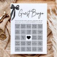 Trouver la mariée au jeu de Bingo avec un nœud noi