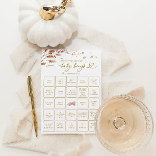 Invitation Trouvez le jeu de bingo Baby Guest