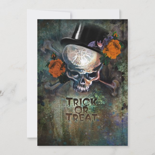 Invitation Trucs ou traitements (Devant)