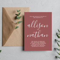 True Simplicity 1 Script Marsala Minimal Mariage