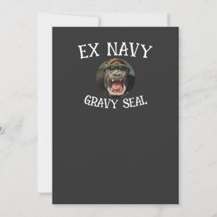 Invitation Trump Ancien Navy Phoque Éléphant Livre Réalité HG