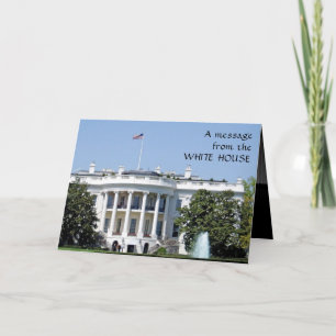 Invitation Trump Maison Blanche Hommes drôle 50ème anniversai