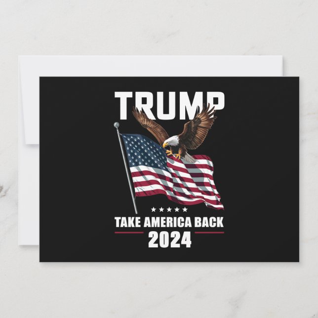Invitation Trump ramène l'Amérique aux élections américaines  (Devant)