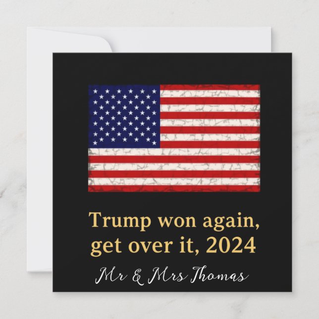 Invitation Trump remporte une nouvelle fois le pari 2024 avec (Devant)