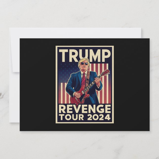 Invitation Trump Revenge Tour 2024 Élections politiques 2024 (Devant)