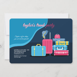 Invitation Trunk Party for Girl