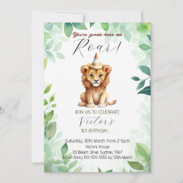 Invitation Tu vas m'entendre hurler 1er anniversaire