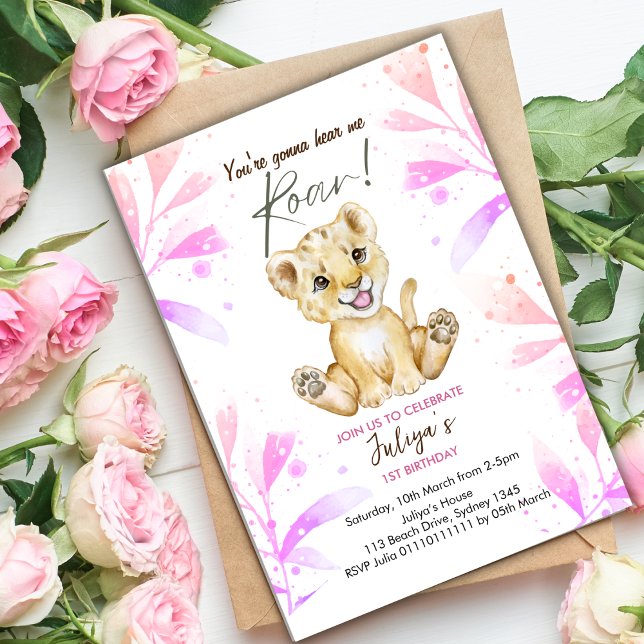 Invitation Tu vas m'entendre hurler 1er anniversaire (Créateur téléchargé)