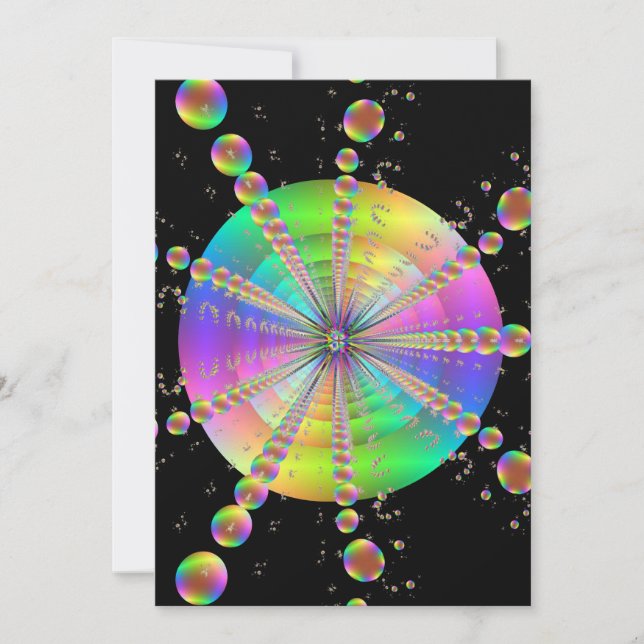 Invitation Tube bulle (Devant)