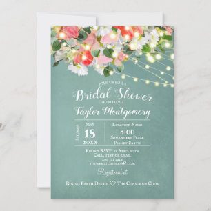 Invitation Tulipes & Roses de printemps   Réception de mariag